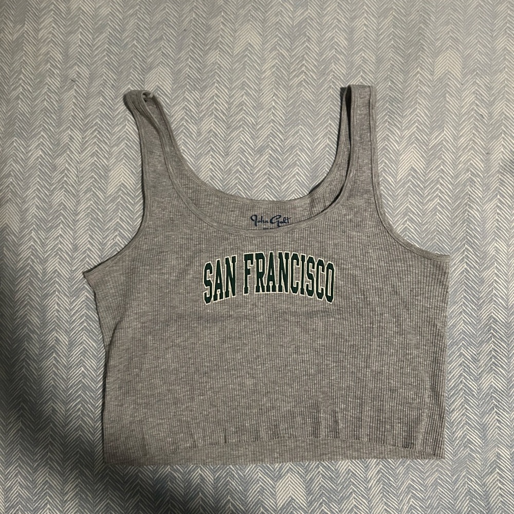 BRANDY MELVILLE - NEVER WORN Graphic Cropped Tank